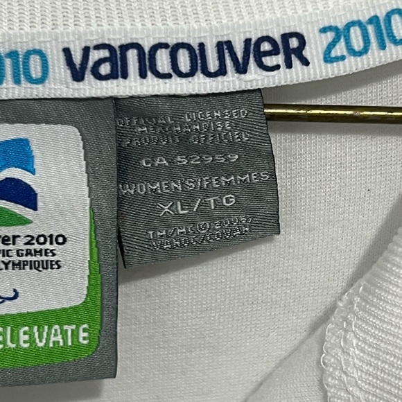 Vancouver 2010 Olympic Games Elevate Women's Long Sleeve Pullover Top Size XL - Picture 7 of 8